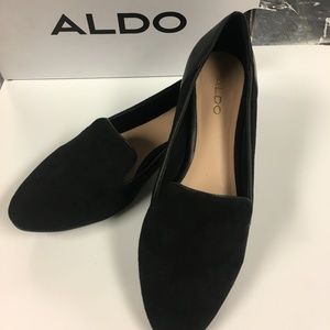 Aldo Black Suede Loafer